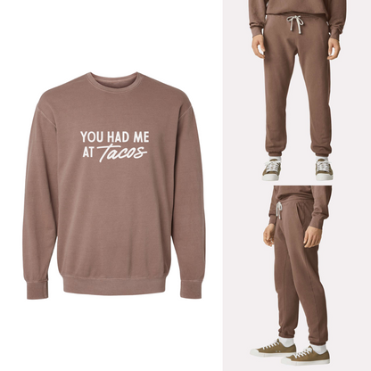 Frankie Jean You Had Me At Tacos Washed Sweatshirt