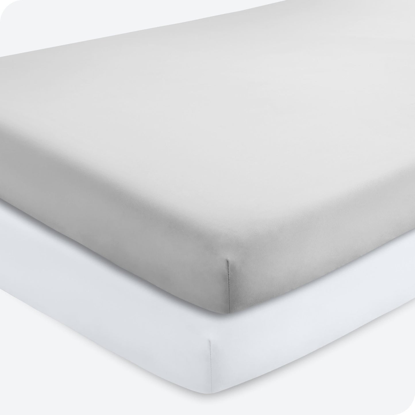 Bare Home Fitted Crib Microfiber Sheet