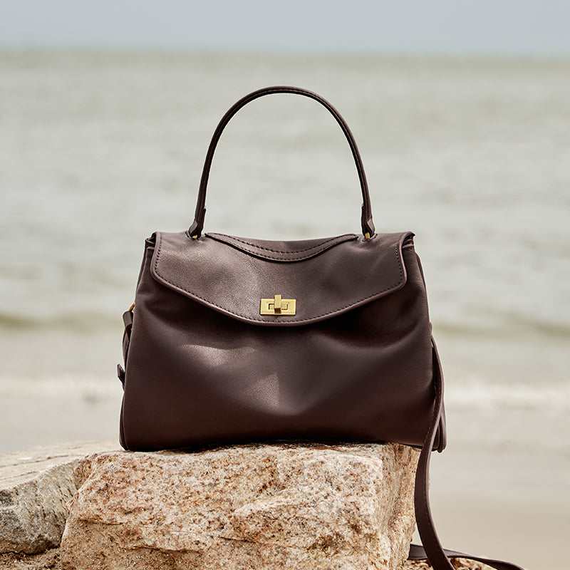 Cloud Leather Satchel Bag