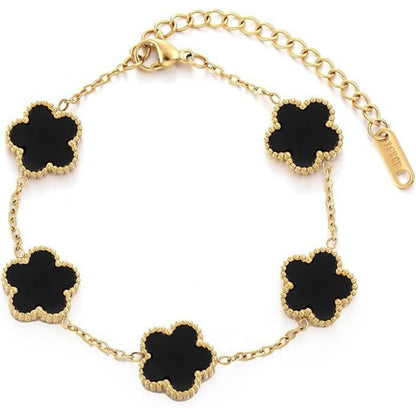 Adjustable Elegant Floral Bracelet