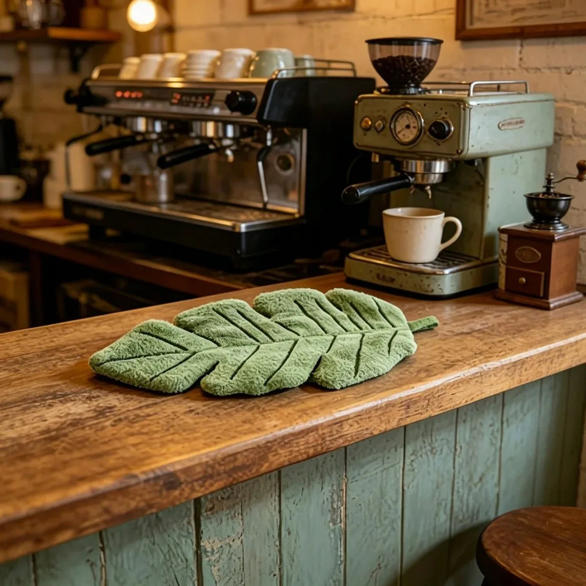 Decorative Leaf Hand Towel