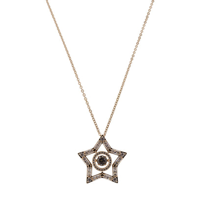 Swarovski Rose Gold Star & Dancing Diamond Necklace 5617766