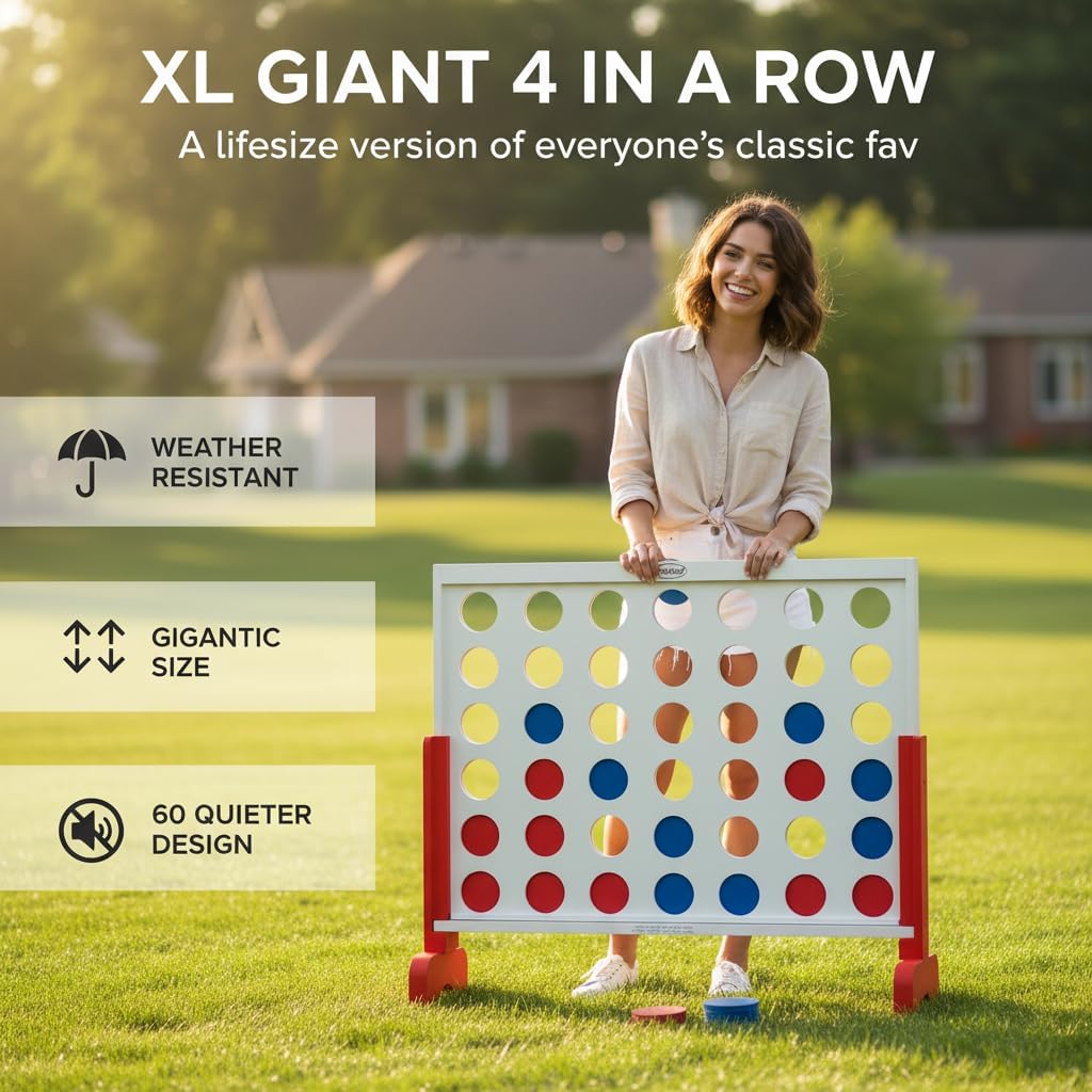 Bolaball 4 in a Row Game – 2.6 Feet