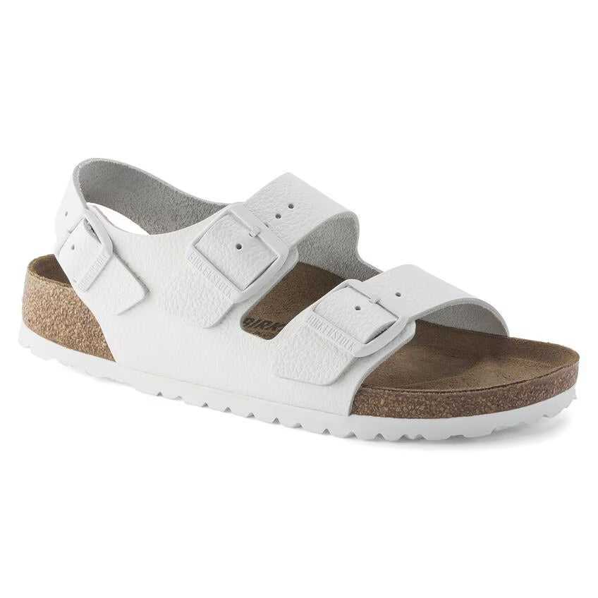 Birkenstock Milano Leather White Sandals