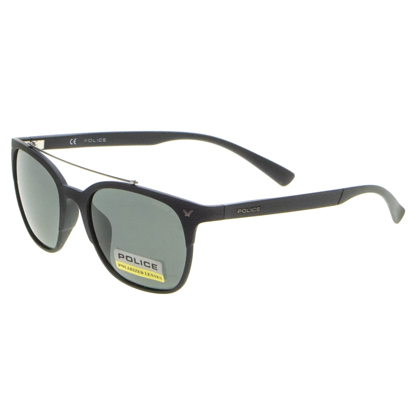 Police Polarised Sunglasses Black Unisex SPL161 U28P