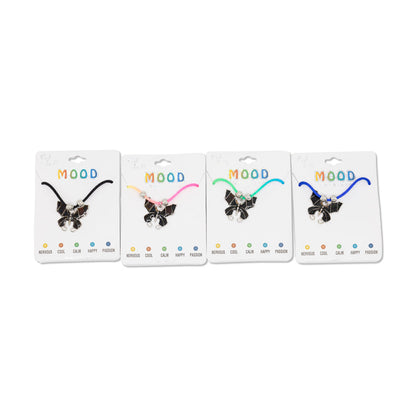Cool Jewels Mood Colour Changing Butterfly Necklace - Assorted - Job Lot (24 Necklaces)