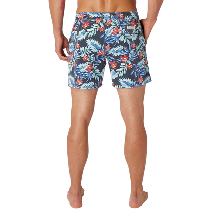 Fair Harbor The Bungalow Men's Swim Trunk Boardshort - Midnight Palms - FINAL SALE