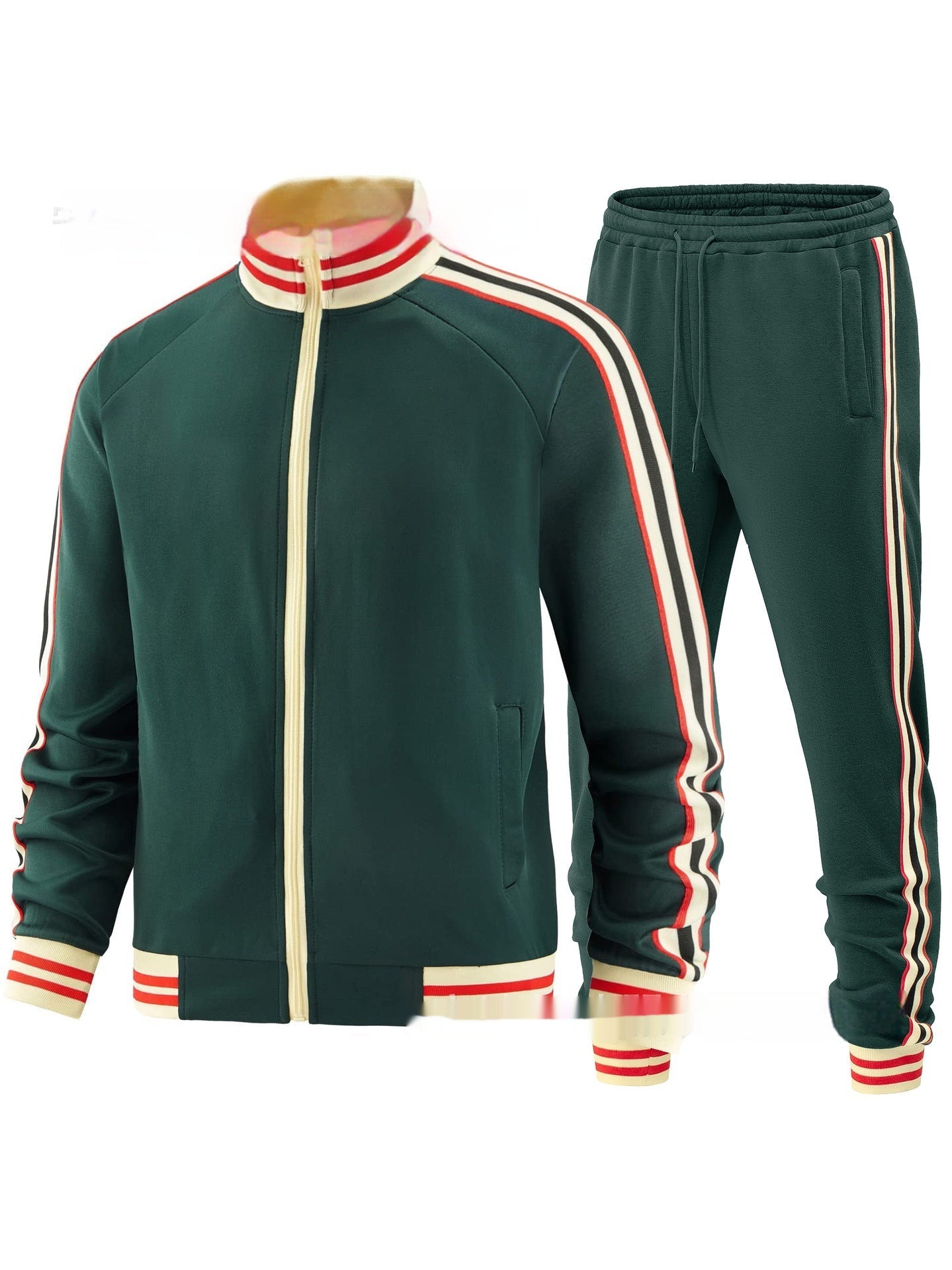 Men's Colorblock Two-Piece Tracksuit