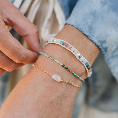 Lotus and Luna Moon Over Mexico Moonbeam Bracelet