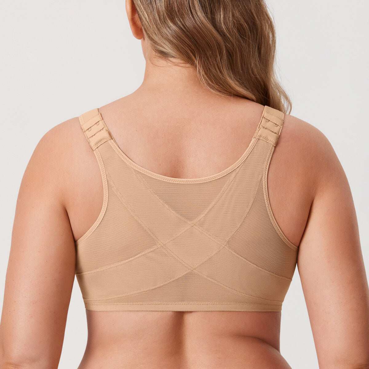 Front Closure Posture Support Underwire Plunge Bra