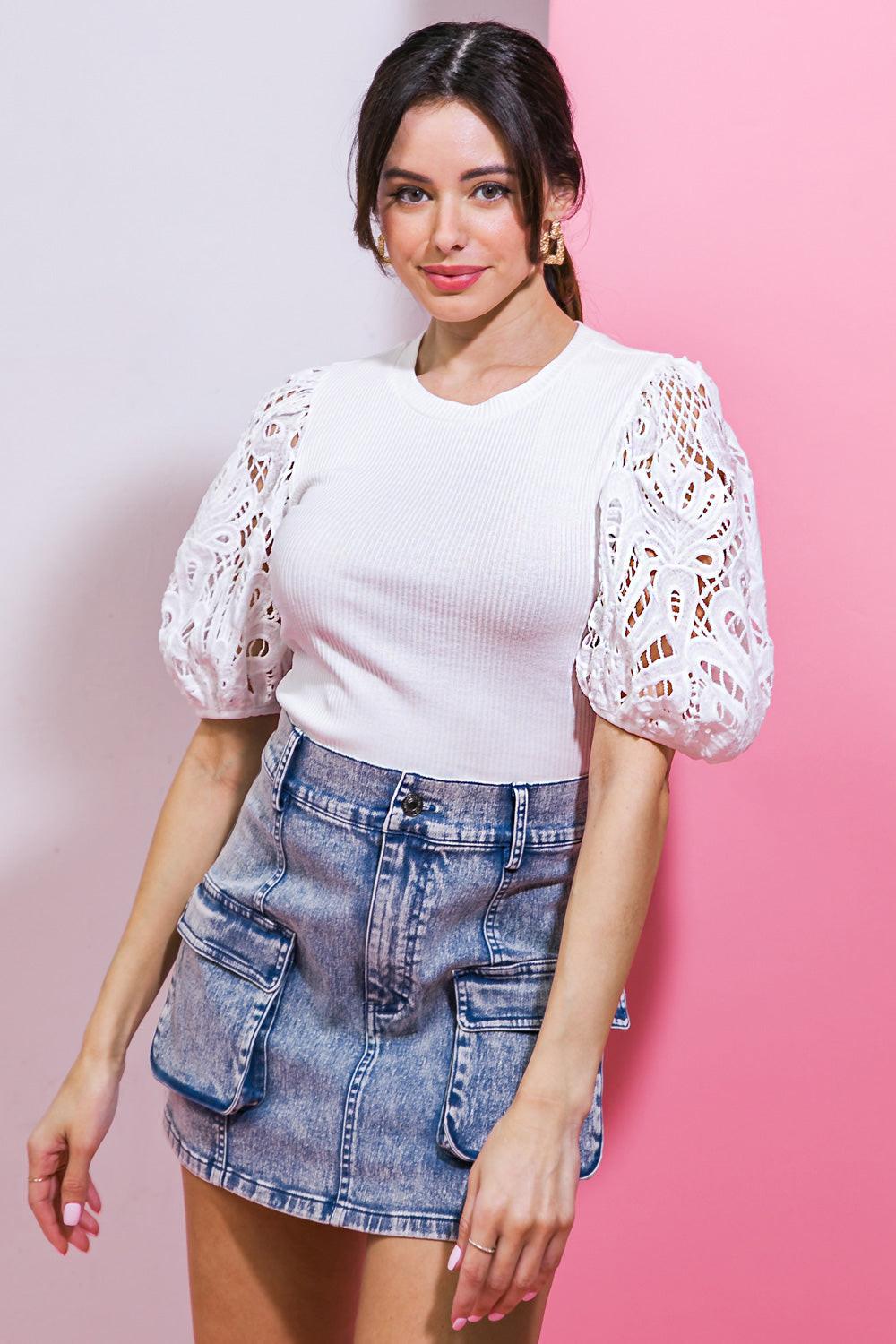 Getting Into the Groove Knit Top