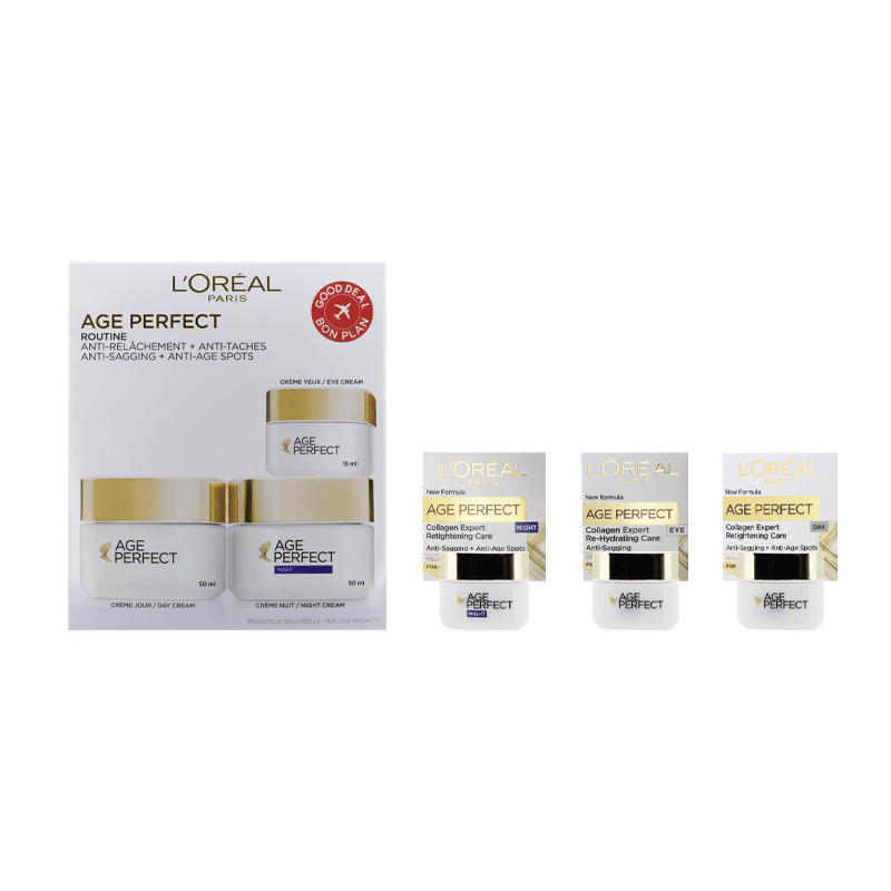L'Oreal Age Perfect Day Night Cream 50ml Eye Cream 15ml Skincare Set