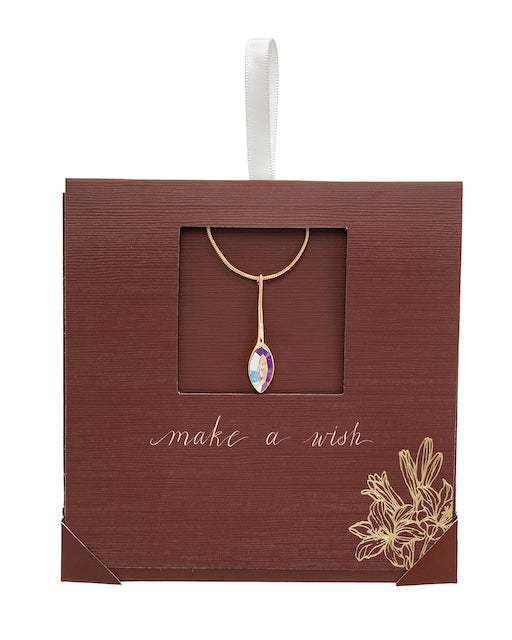 Gold Tulip Necklace – Made with Swarovski Crystals