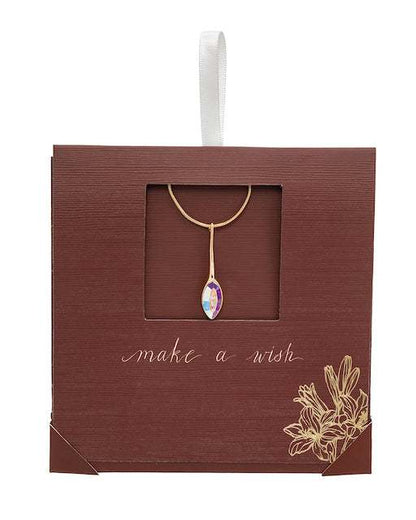 Gold Tulip Necklace – Made with Swarovski Crystals