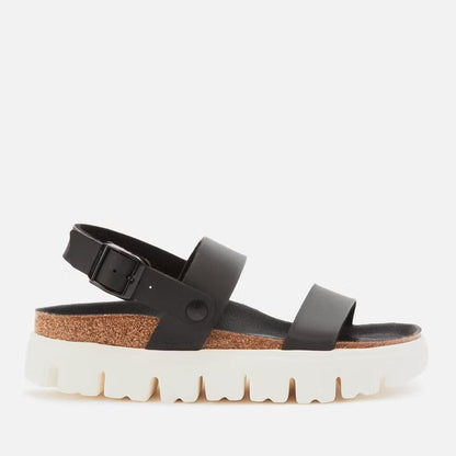 Birkenstock Women's Cameron Birko Flor Chunky Damasko Black Sandals