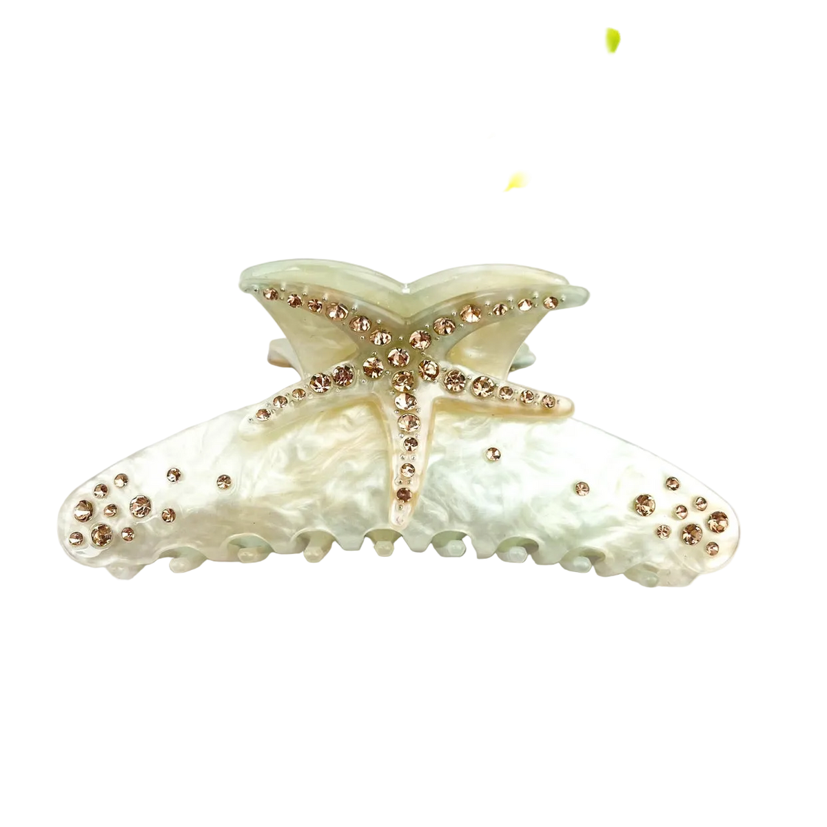 SSR Acetate Rhinestone Pastel Starfish Hair Claw Clip