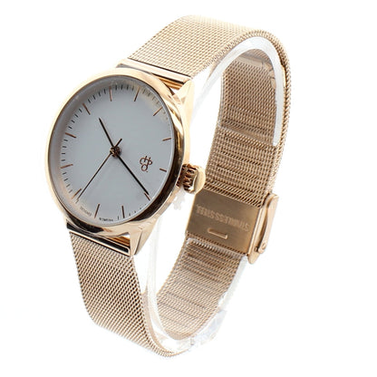 Chpo Ladies Watch Rose Gold Mesh Strap Nando