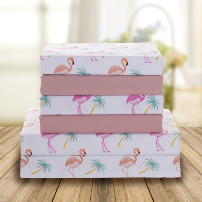 Elegant Comfort 6-Piece Tropical Pattern Bed Sheet Set - Soft as a Hotel Premium Quality