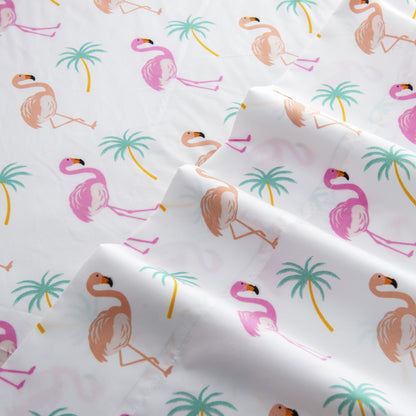 Elegant Comfort 6-Piece Tropical Pattern Bed Sheet Set - Soft as a Hotel Premium Quality