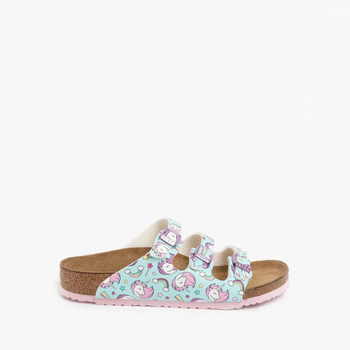Birkenstock Florida Kids Birko-Flor Unicorn Seafoam