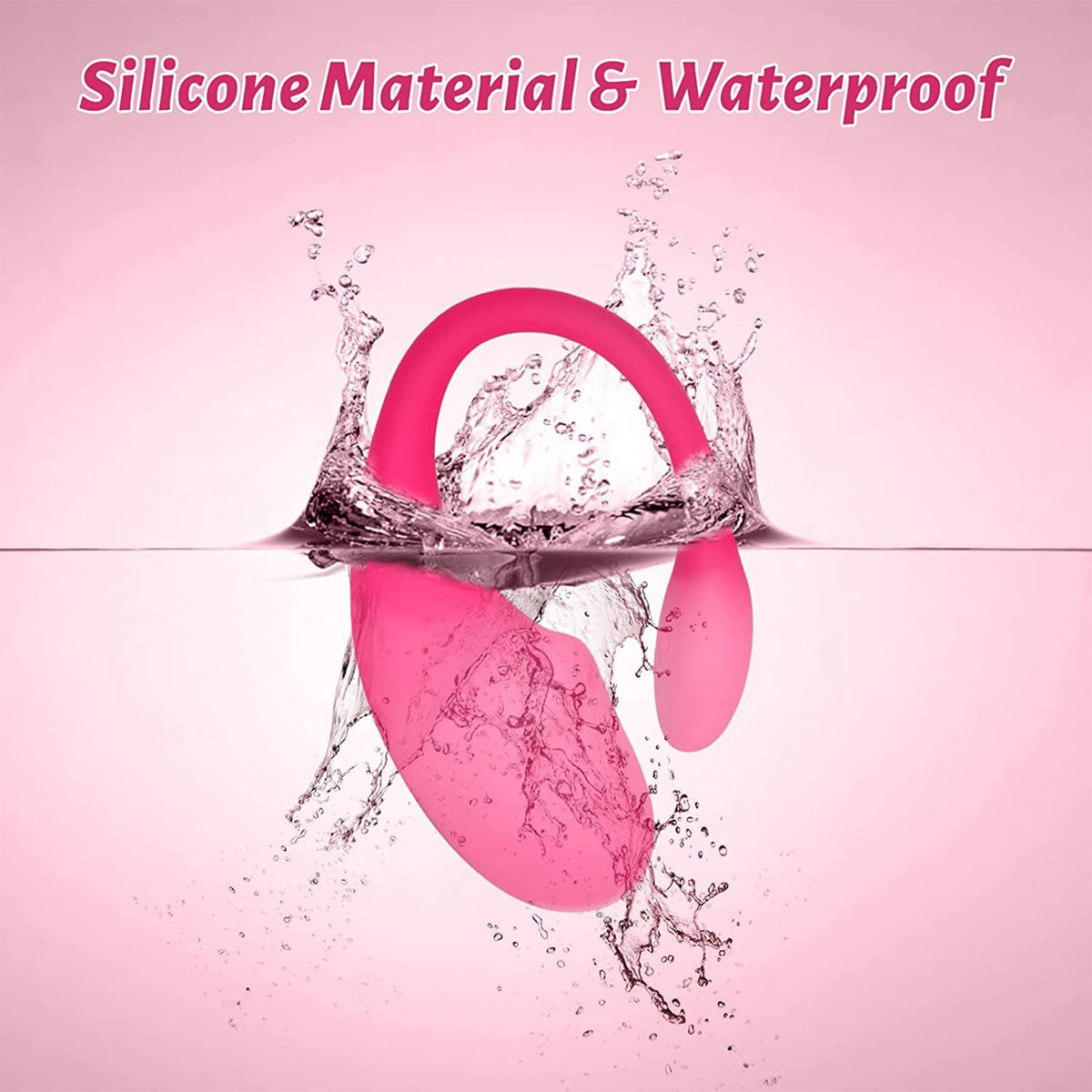 Blissed U-Shaped Massager – Powerful, Cordless & Portable Soft Silicone Personal Vibrator
