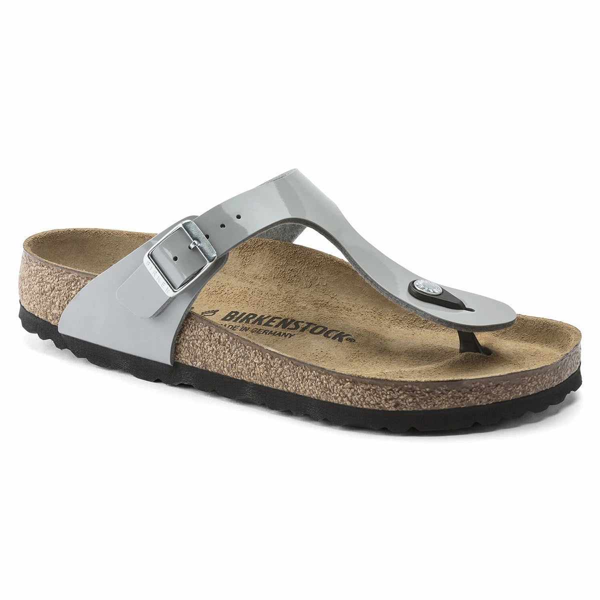 Birkenstock Gizeh Birko-Flor Patent Alloy