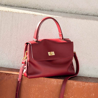 Elegant Leather Satchel Bag