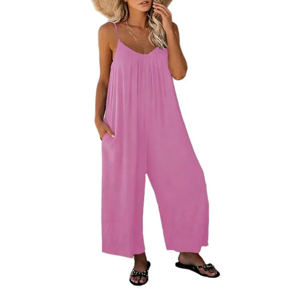 Casual Sleeveless Jumpsuit
