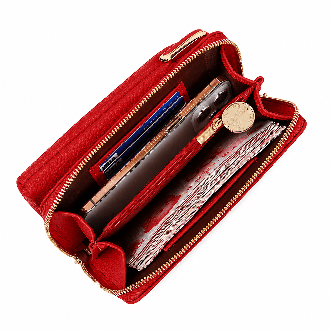 Clip Zip Crossbody Wallet