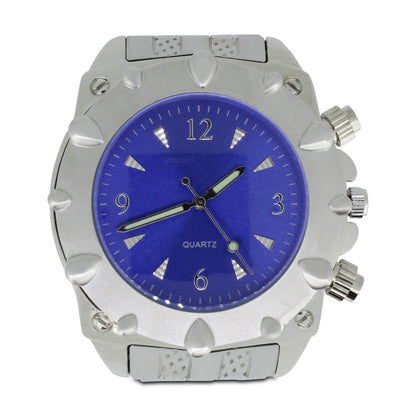 Men's Silver And Blue Quartz Watch TW23004D Marbella & Ashford