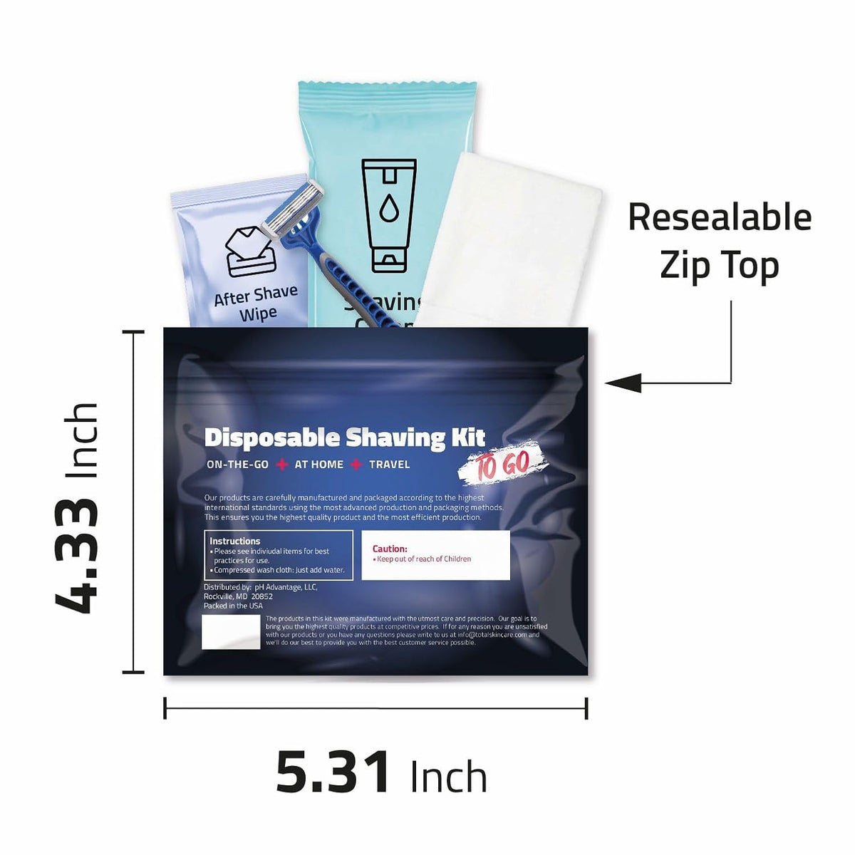 Disposible Shaving Kits Pack of 10 (Black)