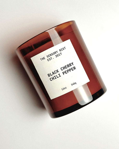 Black Cherry Chili Pepper Candle