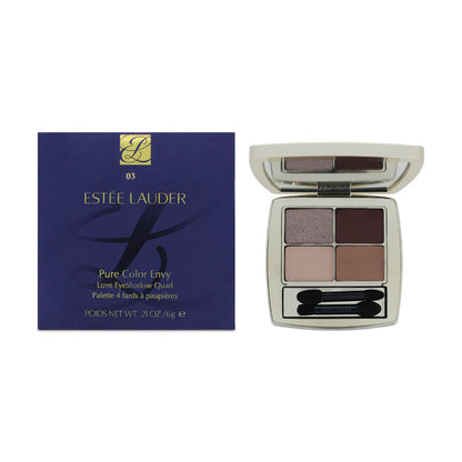 Estee Lauder Pure Colour Envy Luxe Eyeshadow Quad 03 Aubergine Dream