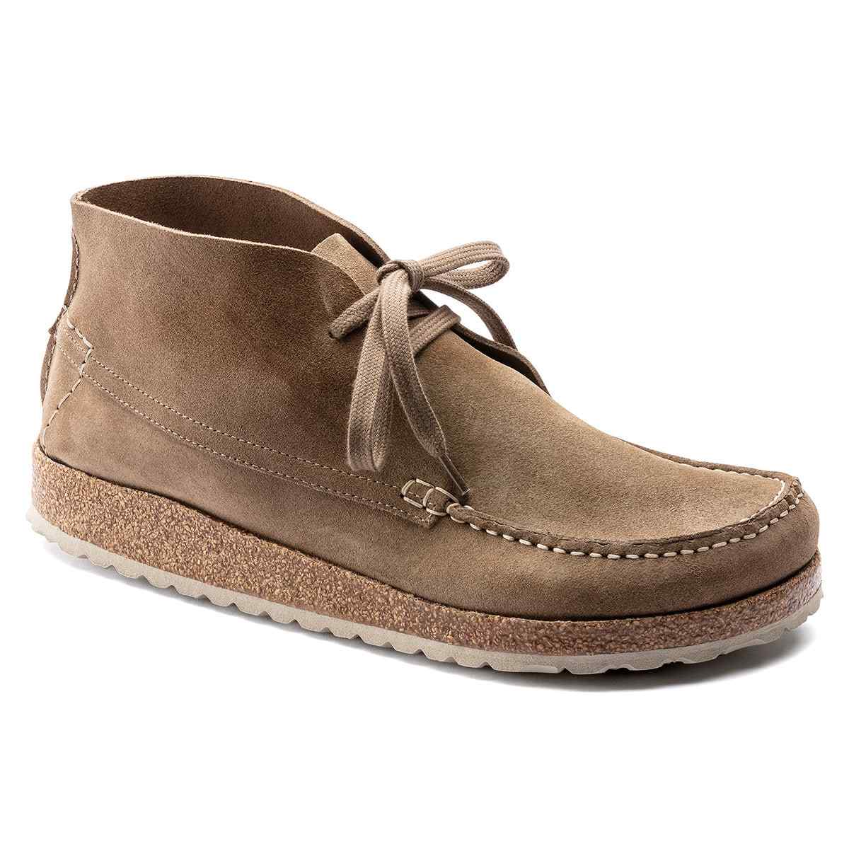 Birkenstock Maidan Suede Leather Taupe Moccasin