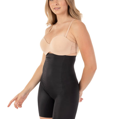 Body Beautiful Extra High Waist Long Boy Leg Shaper with Targeted Double Front Panel