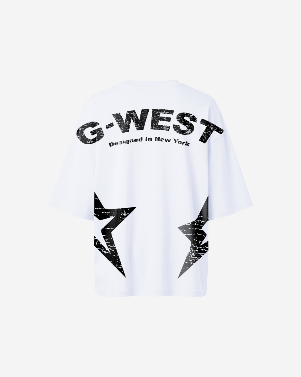 G West Womens Arch Logo Oversized Tee