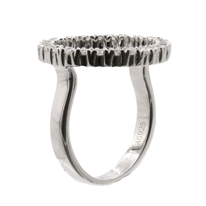 Sterling Silver Ring Size 54 Sif Jakobs Biella Grande