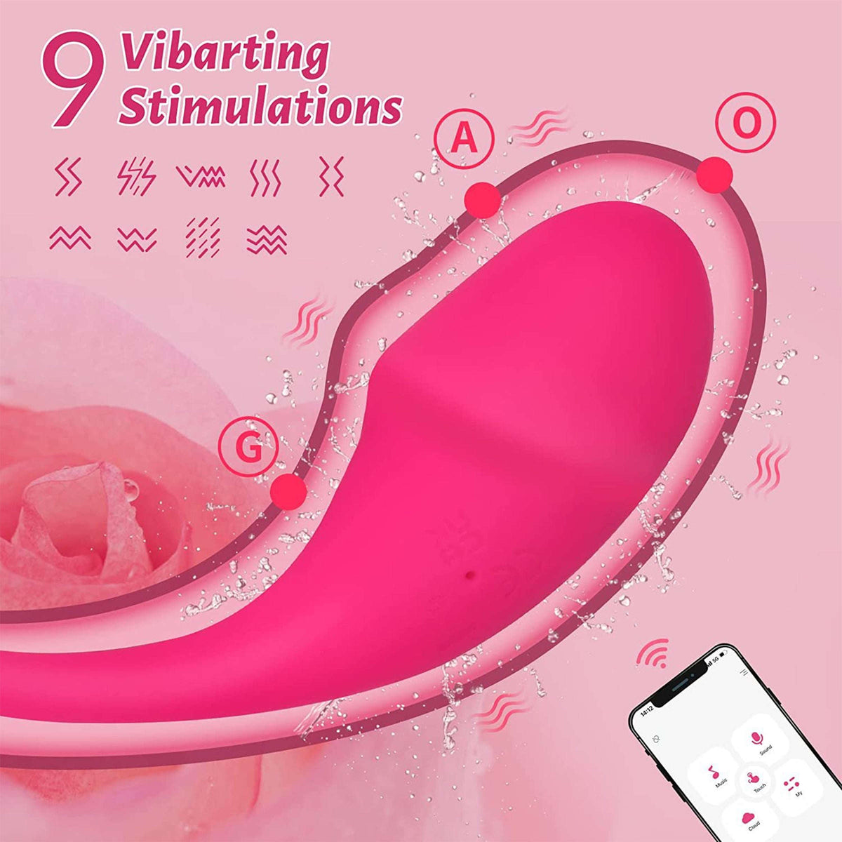 Blissed U-Shaped Massager – Powerful, Cordless & Portable Soft Silicone Personal Vibrator