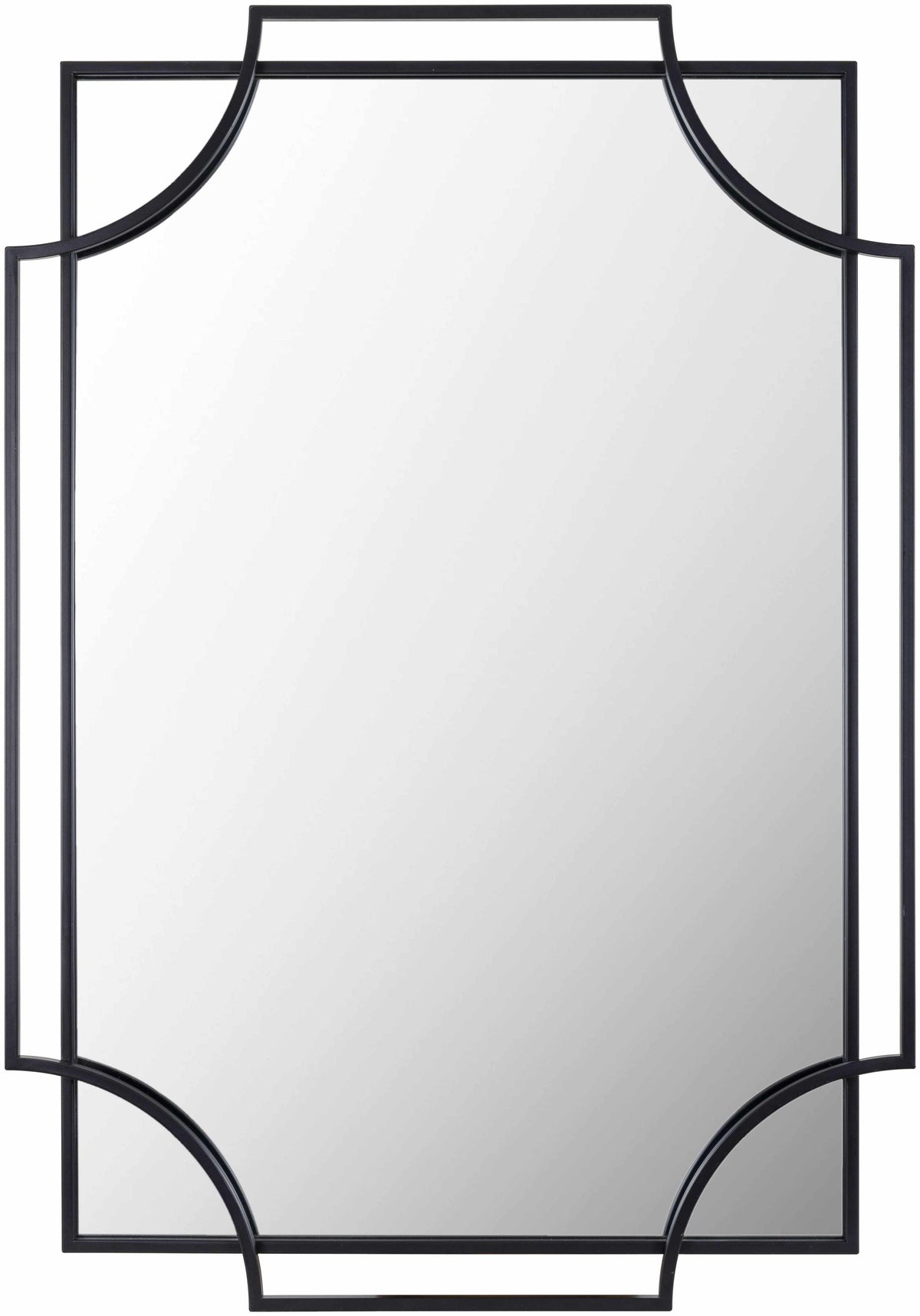 Golasecca Black Frame Mirror - Clearance