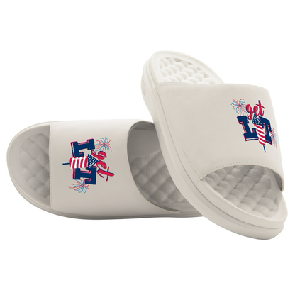 Get Lit Fireworks Motive Slide Sandals