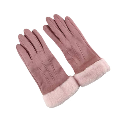 Clarissa Faux Suede Touch Gloves