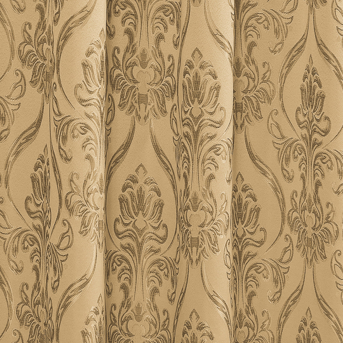 Elegant Comfort Set of 2 Penelope Jacquard Look Curtain Panels - 54" W x 84" L