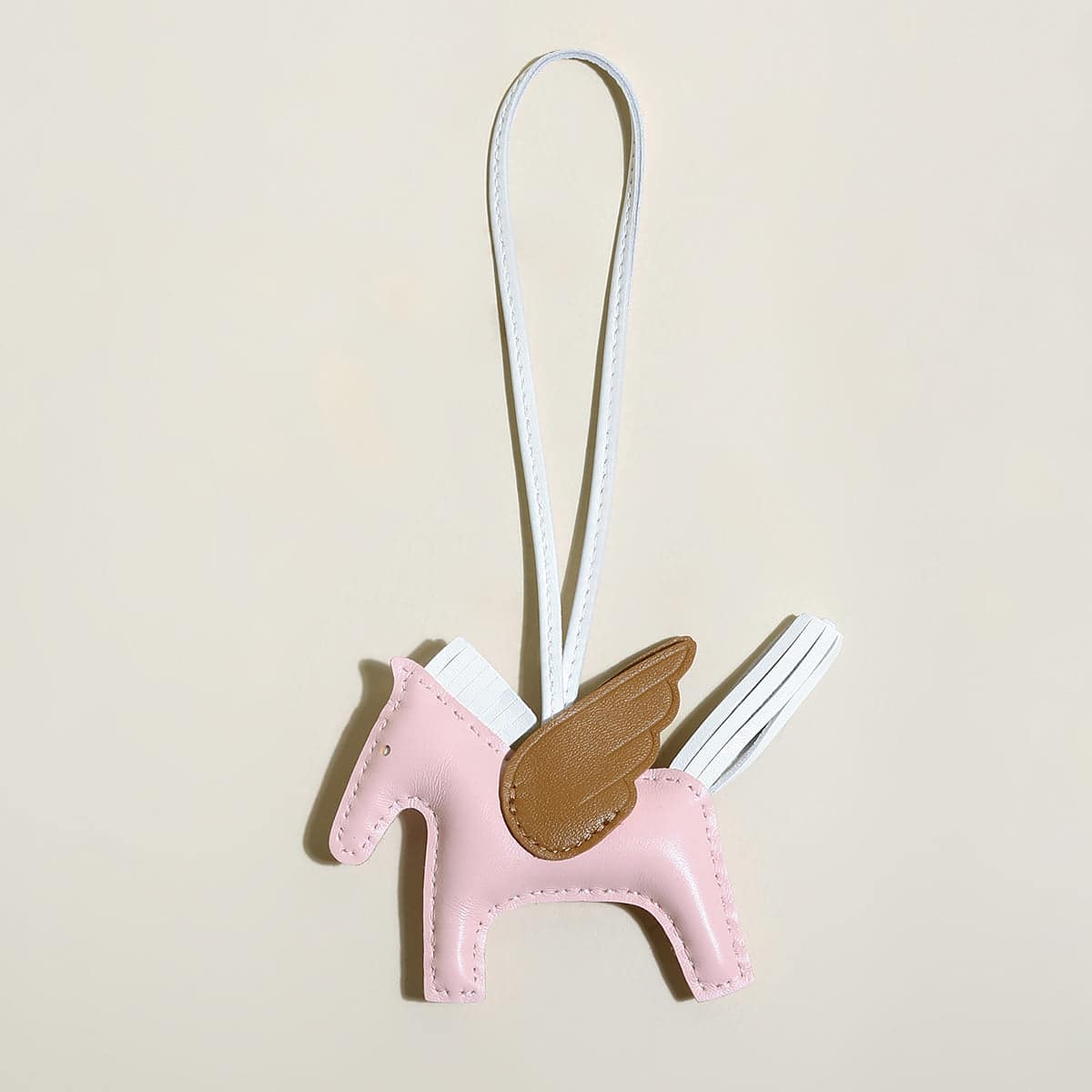Equestrian Horse Leather Bag Charm