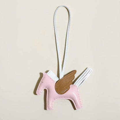 Equestrian Horse Leather Bag Charm