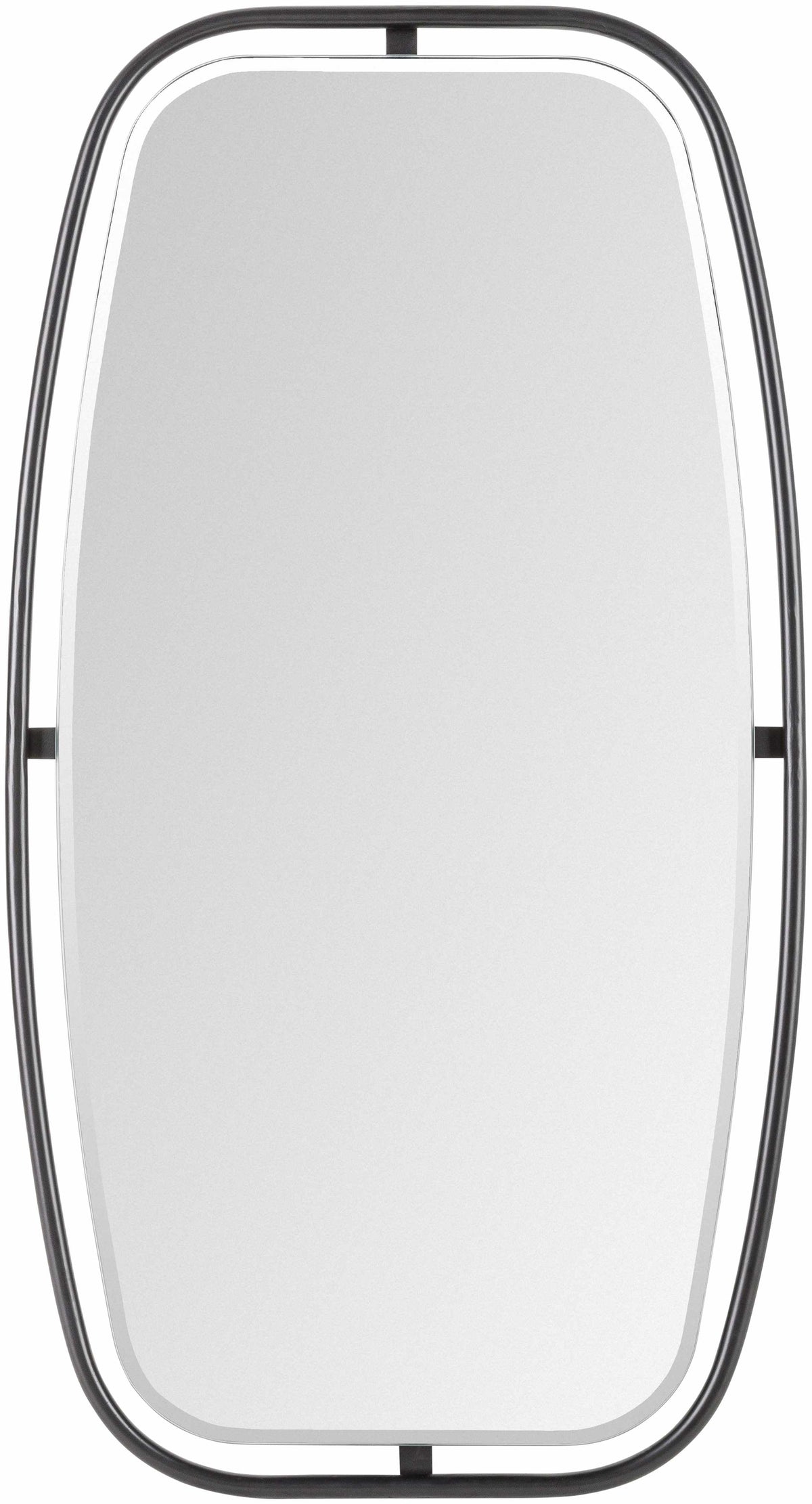 Gautampura Carved Metal Rectangular Mirror - Clearance