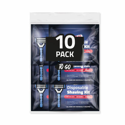 Disposible Shaving Kits Pack of 10 (Black)