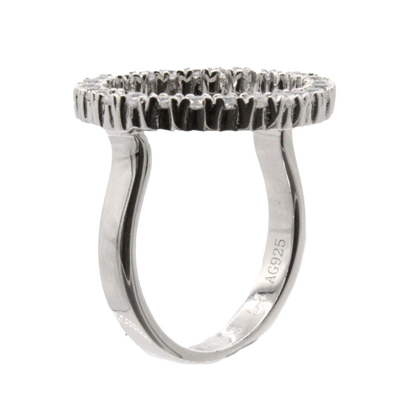 Sterling Silver Ring Size 56 Sif Jakobs Biella Grande