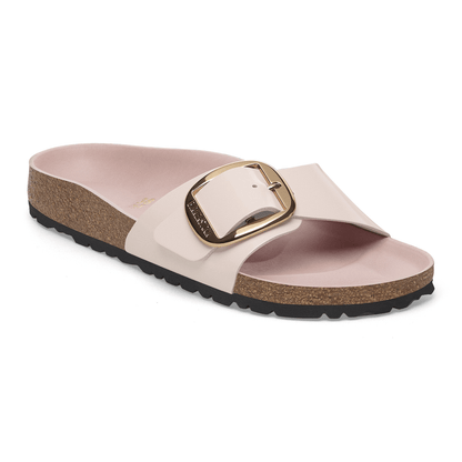 Birkenstock Madrid Big Buckle Natural Leather Rose