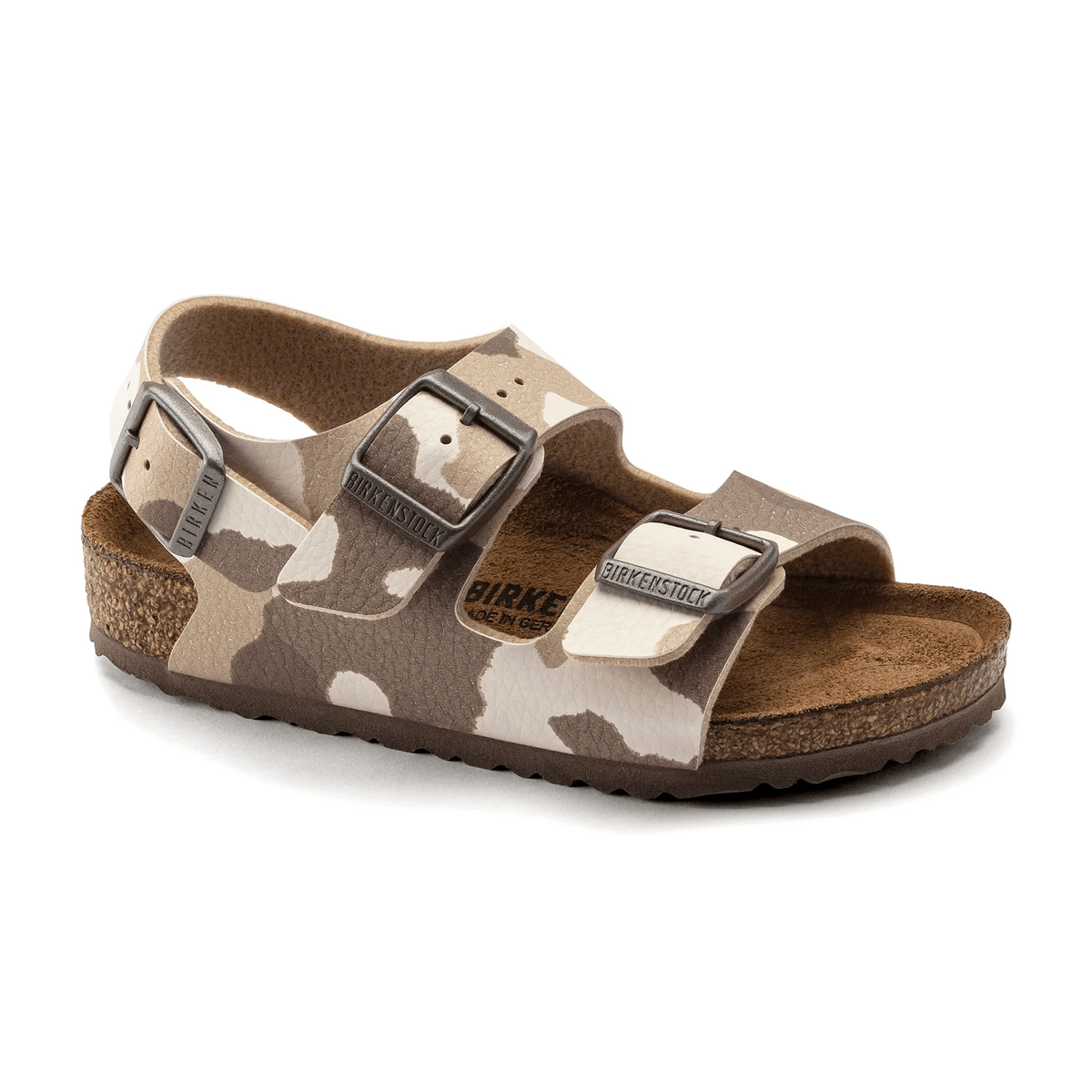 Birkenstock Milano Kids Birko-Flor Desert Soil Camo Almond