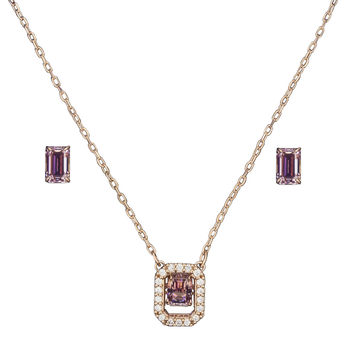 Swarovski Millenia Pink Octagon Set 5620548